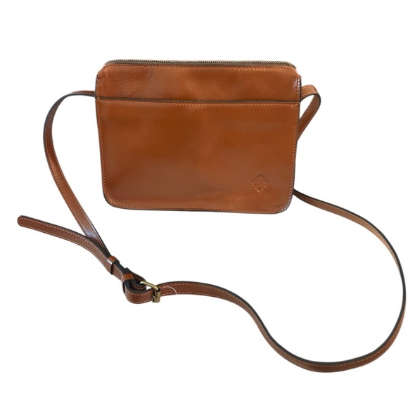 Patricia Nash Heritage Nazaire Top Zip Crossbody Bag - Vallata Tan - NWT - Picture 8 of 14